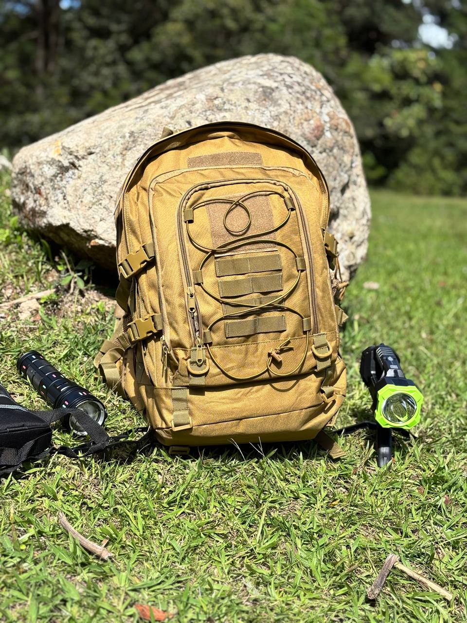 MOCHILA TACTICA DEPORTIVA EXPANSIBLE DE 39 A 65 LITROS EXTRAGRANDE