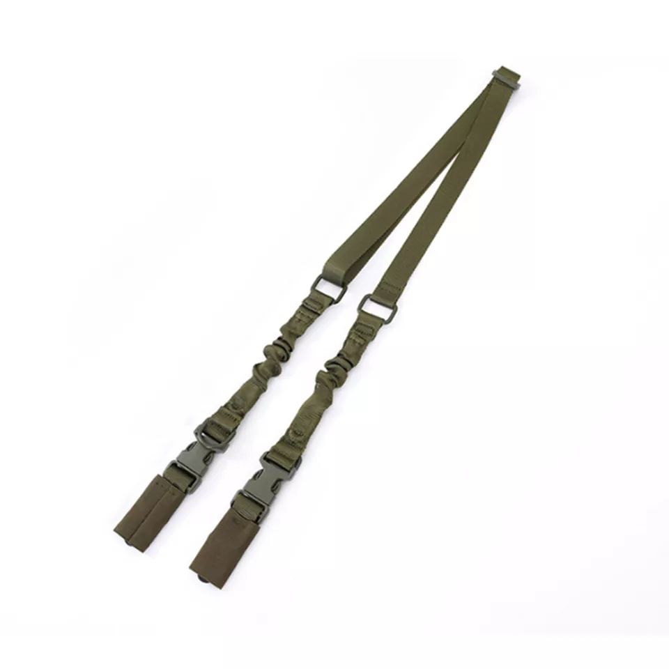 SLINGA LARGA PORTAFUSIL TIPO B TIPO 2 DOBLE ENGANCHE RIFLE LARGO NYLON OXFORD 600D