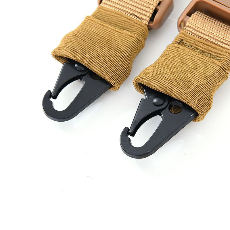SLINGA LARGA PORTAFUSIL TIPO B TIPO 2 DOBLE ENGANCHE RIFLE LARGO NYLON OXFORD 600D