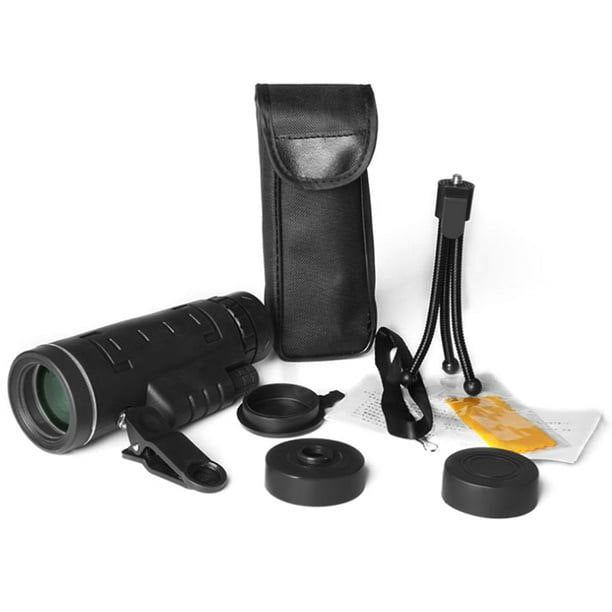 TELESCOPIO TERRESTRE MONOCULAR 40X60 CON TRIPODE Y ACCESORIOS