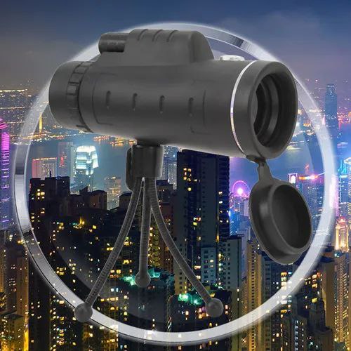 TELESCOPIO TERRESTRE MONOCULAR 40X60 CON TRIPODE Y ACCESORIOS