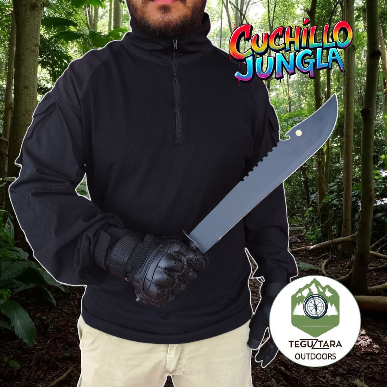 CUCHILLO MACHETE MODELO BOWIE JUNGLE 49