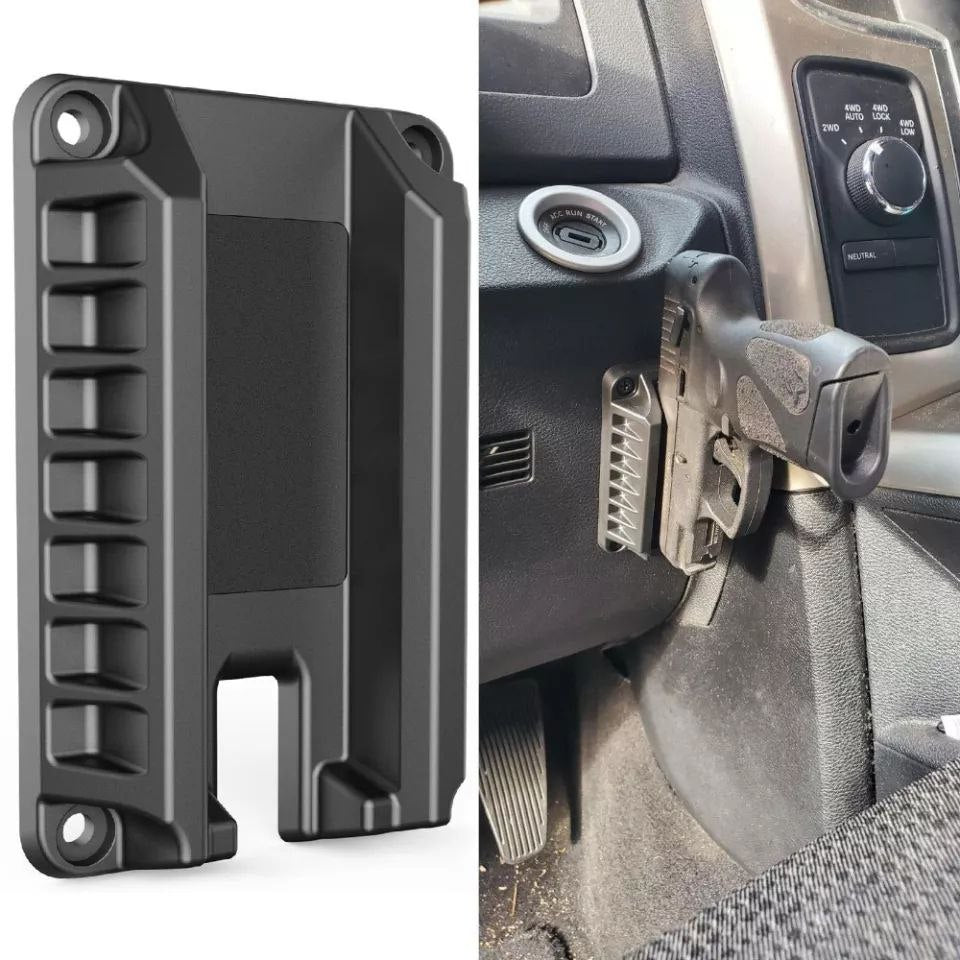 FUNDA MAGNETICA UNIVERSAL ESCUADRA OCULTA PARA MESA ESCRITORIO PARED AUTO CON ACCESORIOS DE INSTALACION