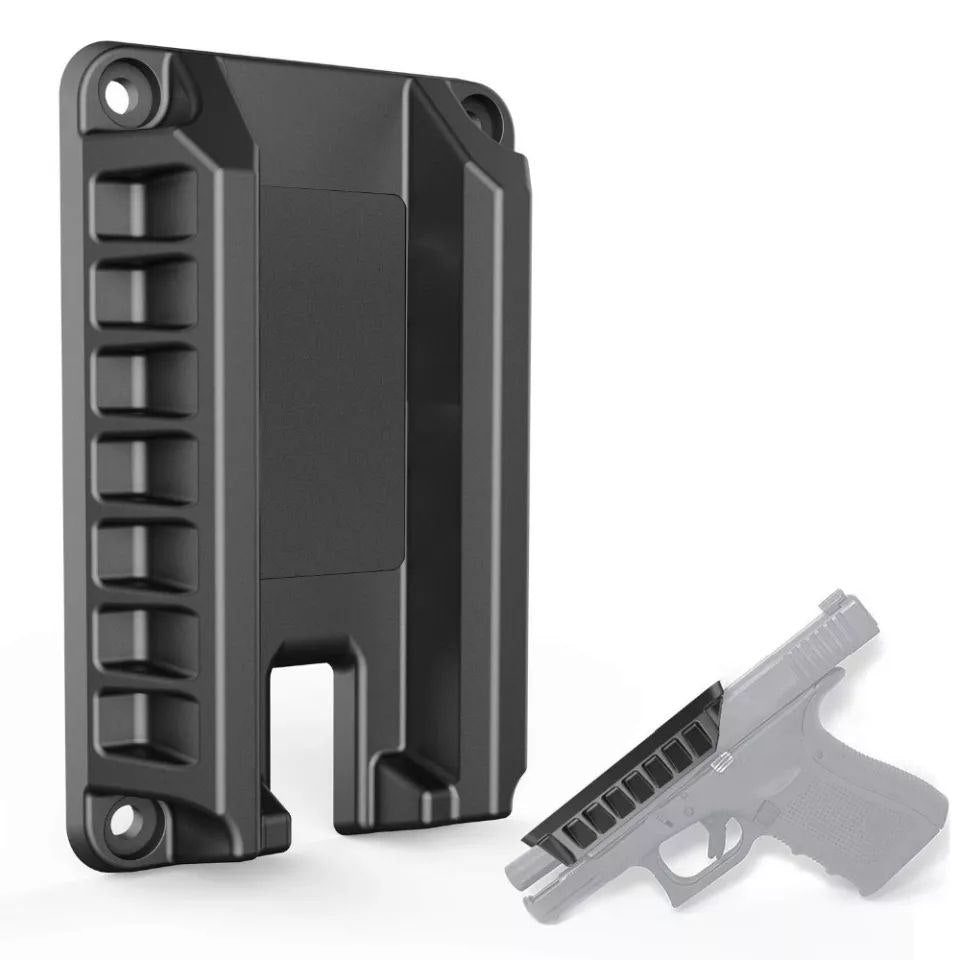 FUNDA MAGNETICA UNIVERSAL ESCUADRA OCULTA PARA MESA ESCRITORIO PARED AUTO CON ACCESORIOS DE INSTALACION