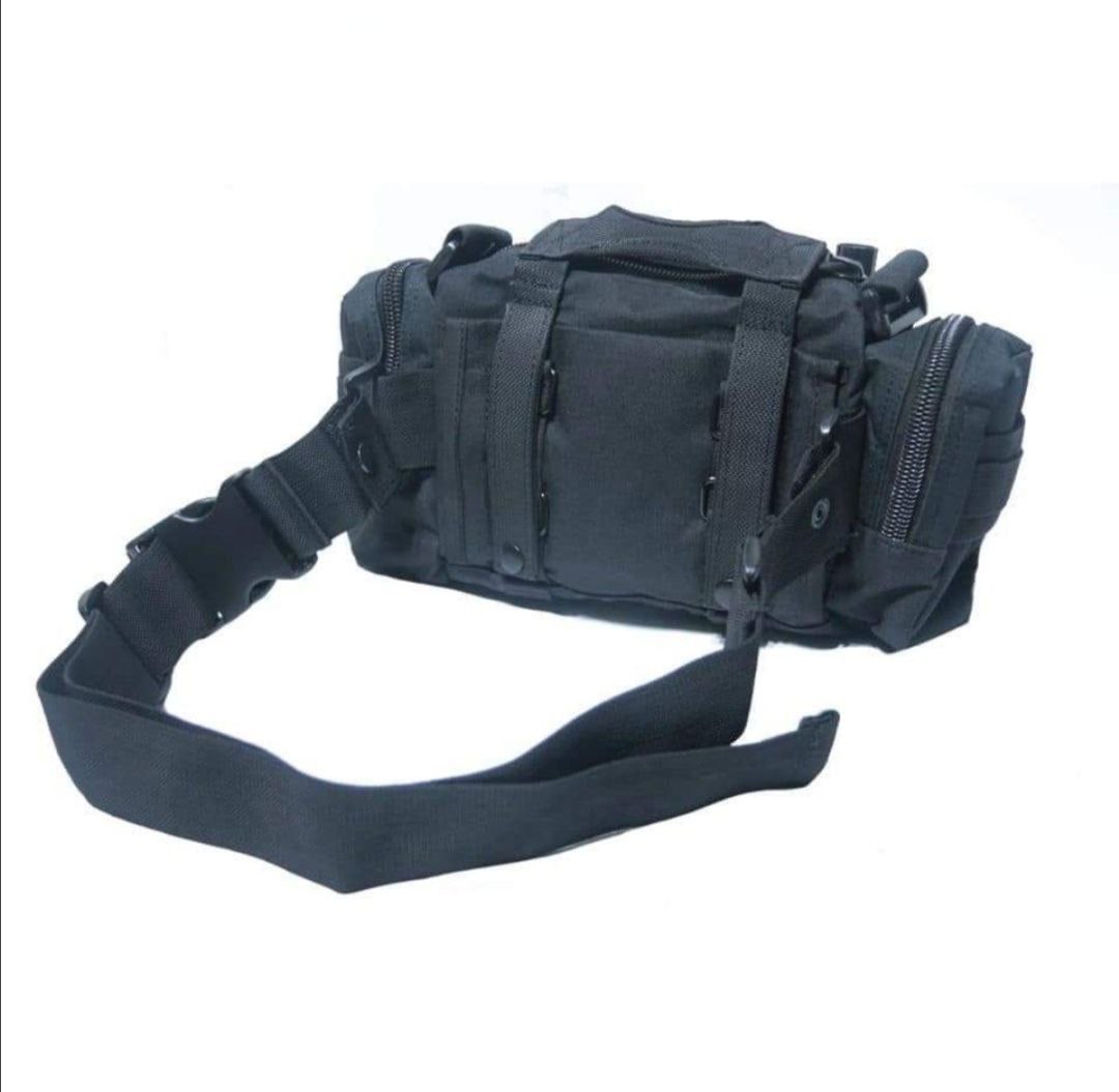 RIÑONERA MULTIPROPOSITO MOLLE IMPERMEABLE AJUSTABLE CINTURA HOMBRO ESPALDA O PECHERO