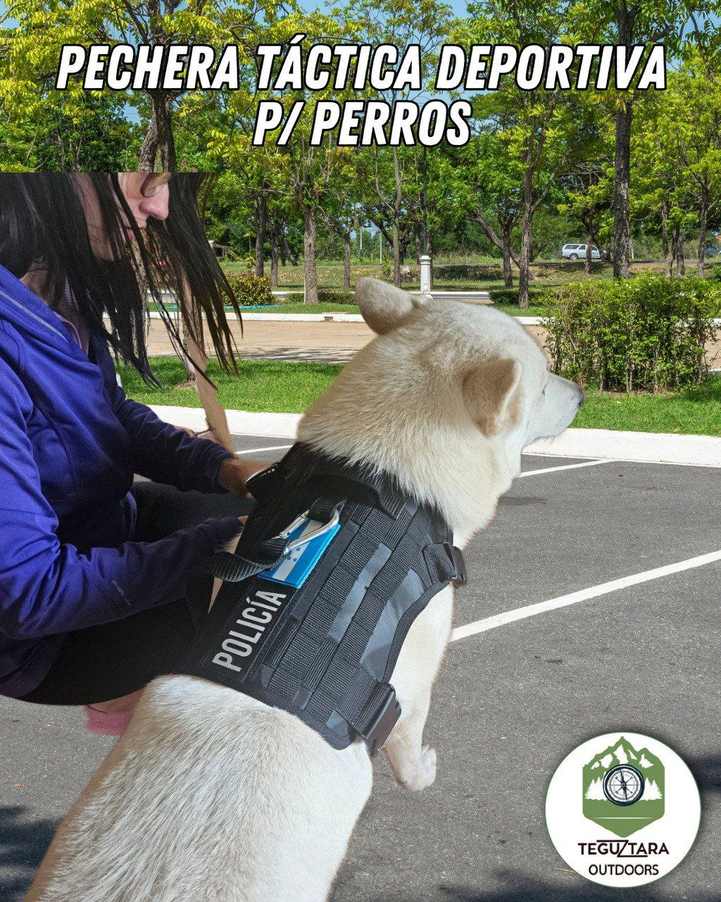Pechera táctica deportiva para perro ajustable