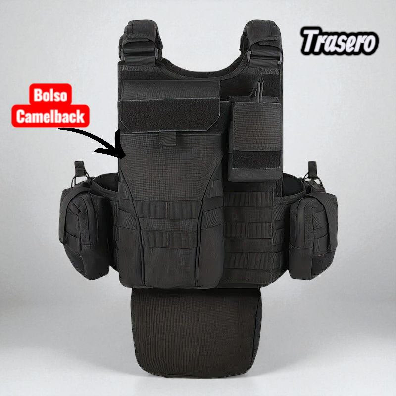 CHALECO TACTICO MODULAR ALPHA ACCESORIOS DESMONTABLES