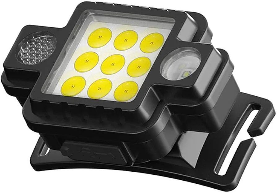 LINTERNA DE CABEZA MULTIFUNCION 9 LEDS ALTA LUMINOSIDAD 1000 LUMENS