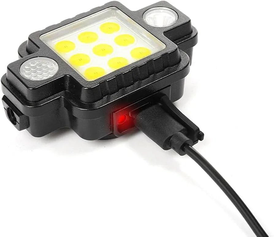 LINTERNA DE CABEZA MULTIFUNCION 9 LEDS ALTA LUMINOSIDAD 1000 LUMENS