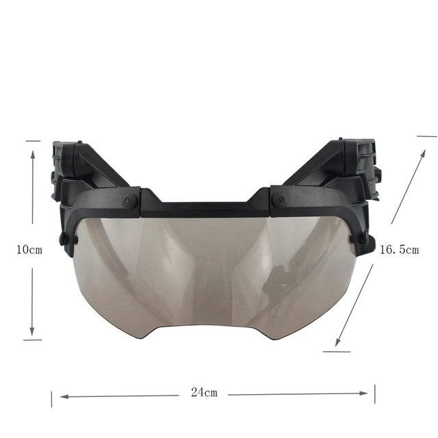 VICERA PARA CASCO TACTICO PLEGABLE