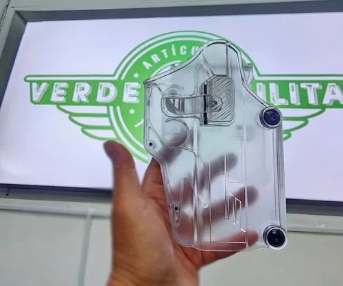 FUNDA TACTICA UNIVERSAL TRANSPARENTE TIPO PERFIT