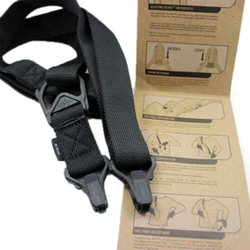 PORTAFUSIL CABESTRILLO DE SEGUNDA GENERACION 2 PUNTOS Y ANCLAJE NYLON ALTA DENSIDAD SISTEMA DE SUJECION MAGPUL