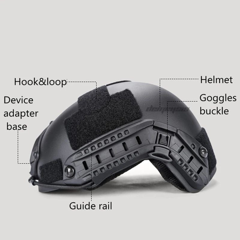 Casco Táctico Tipo Fast Material ABS