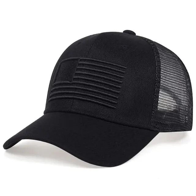 GORRA AMERICA FLAG MALLA TRANSPIRABLE AJUATABLE 57-59 CMS DIAMETRO