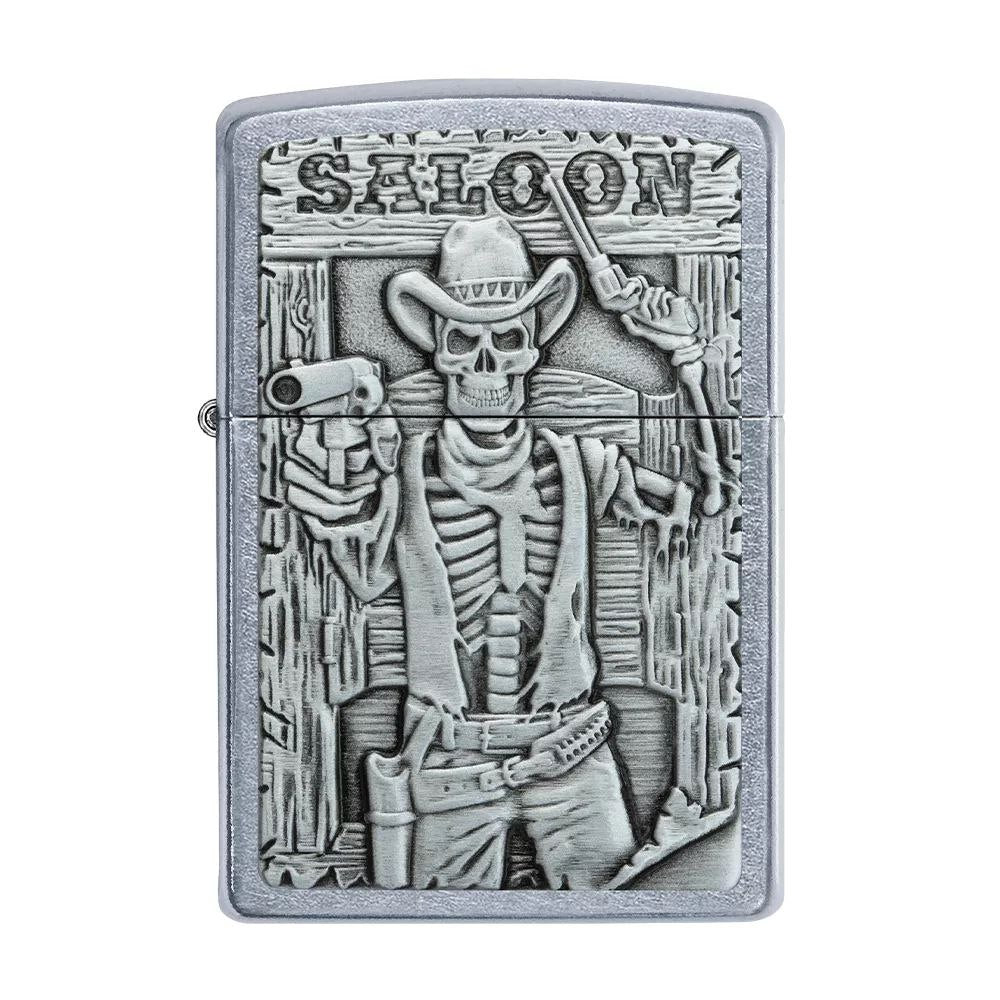 ZIPPO 49298 GUNSLINGING SKELETON