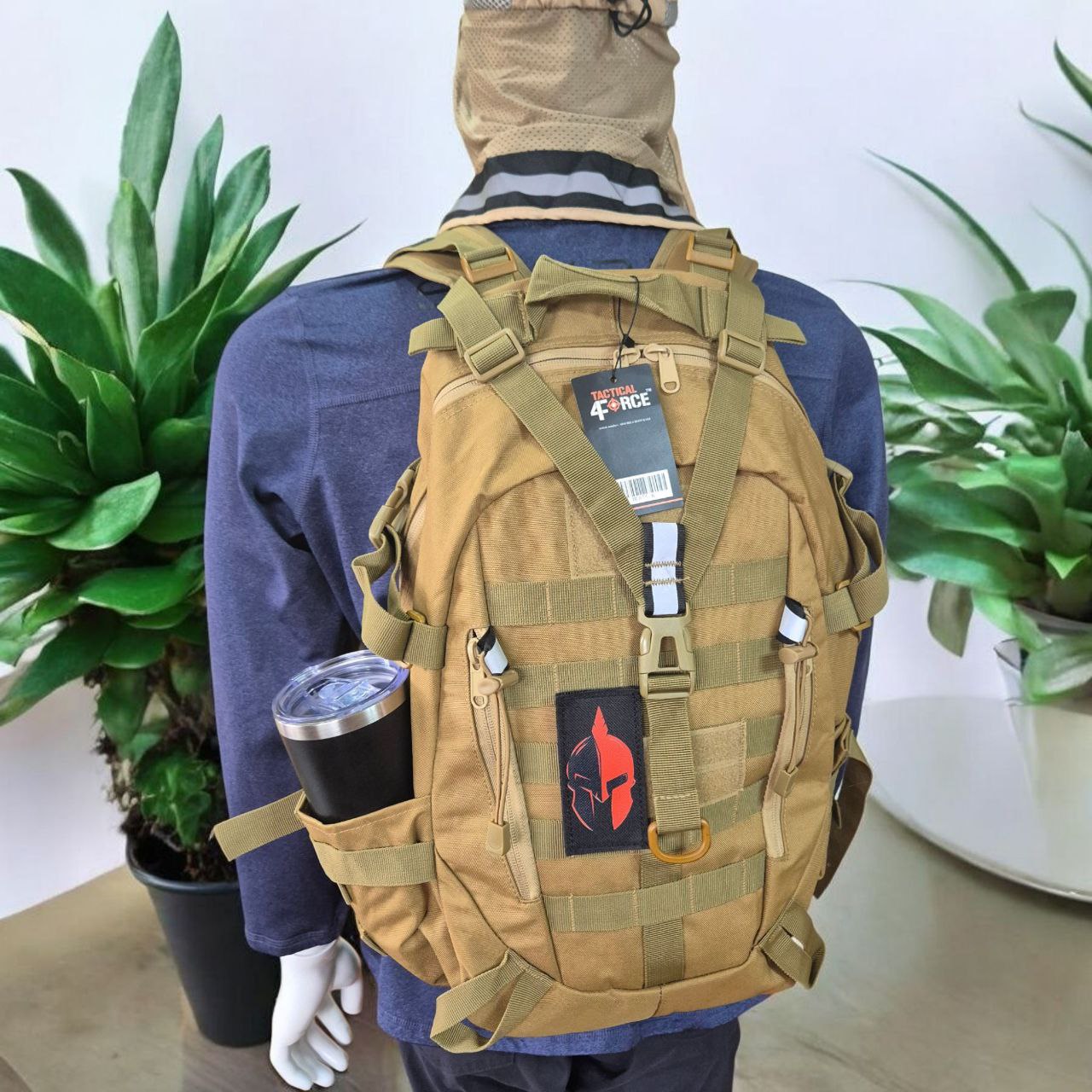 MOCHILA TACTICA DEPORTIVA ZEG 40 LITROS IMPERMEABLE SENDERISMO TREKKING