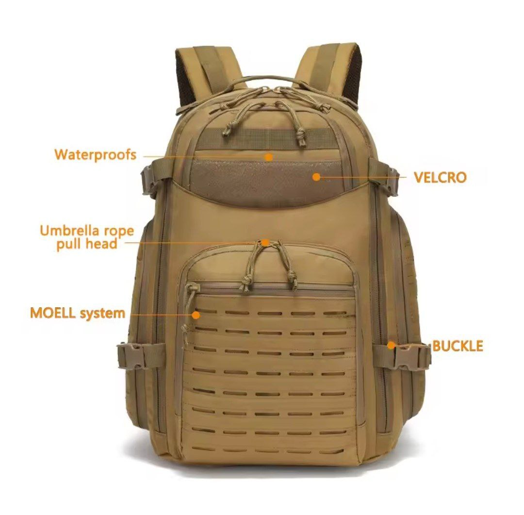MOCHILA TIPO HIGHLAND 55 LITROS LASER CUT