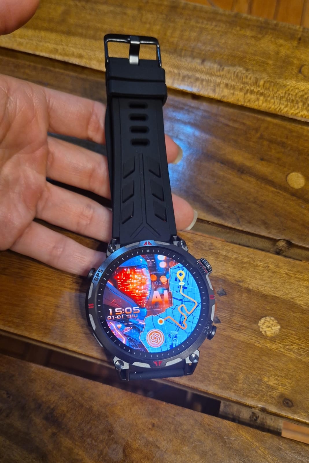 SMARTWATCH MILITAR CON IA Y GPS EN TIEMPO REAL K92