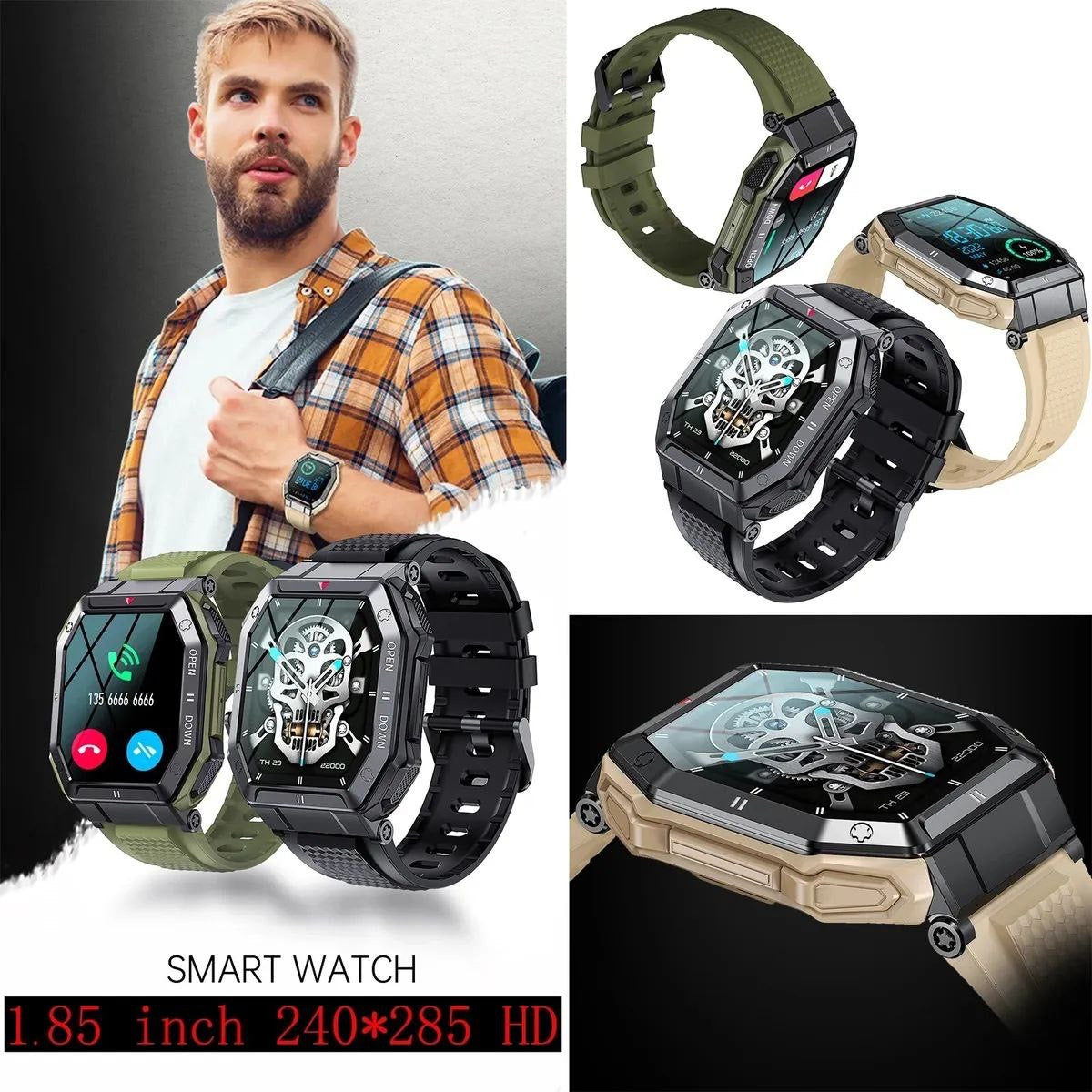Reloj K55 Ruggeado Certificado Militar