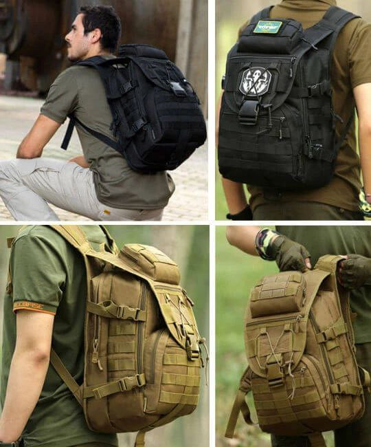 Mochila 35+5+5 Lts Táctico Deportivo