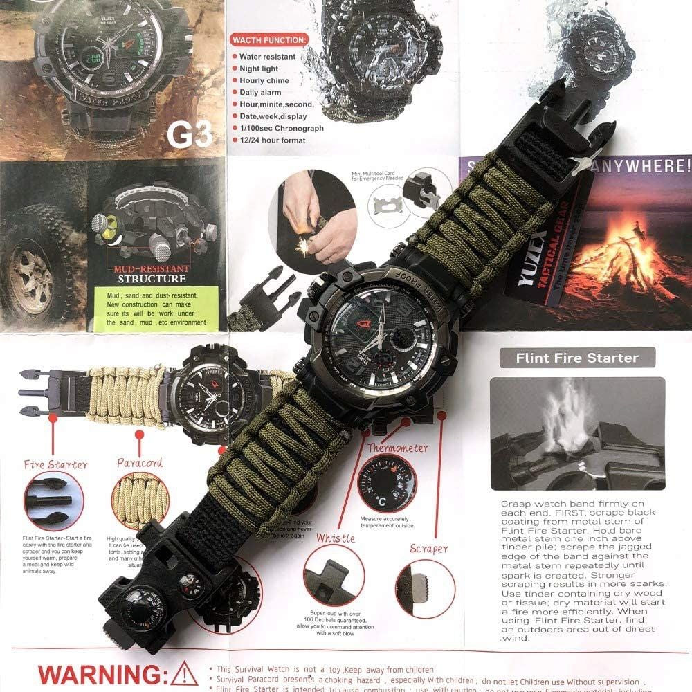 Reloj Analógico Táctico G3 Sumergible 5ATM