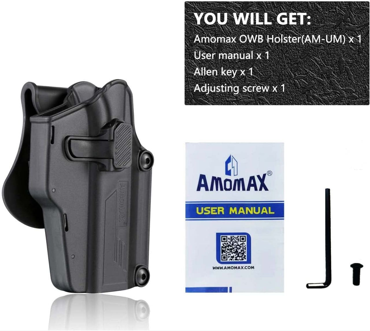 Funda + Portacargador Univerdal Amomax