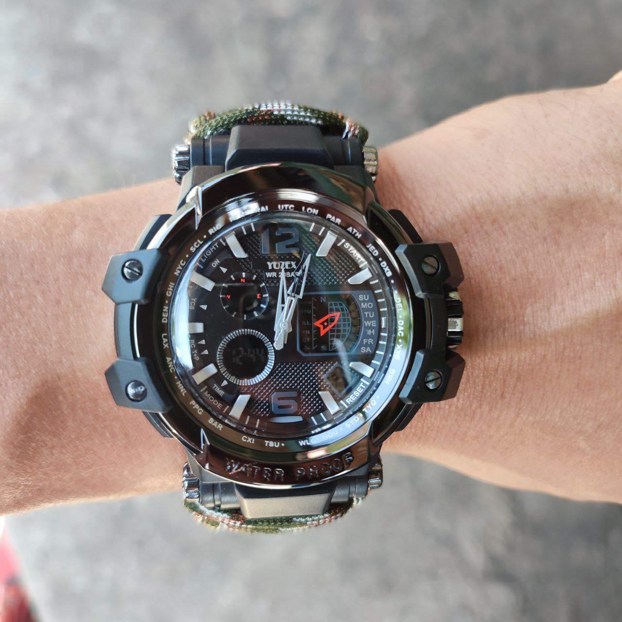 Reloj Analógico Táctico G3 Sumergible 5ATM