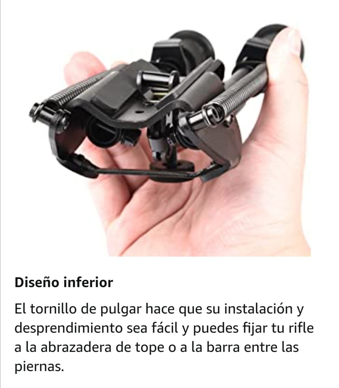 Bipode Direccional Deportivo p Rifle Cazador