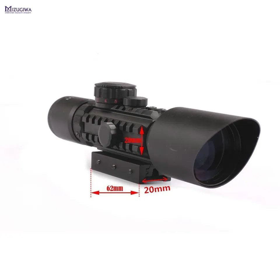 MIRA M9 3-10x42 Mil-Dot Compact Rifle Scope
