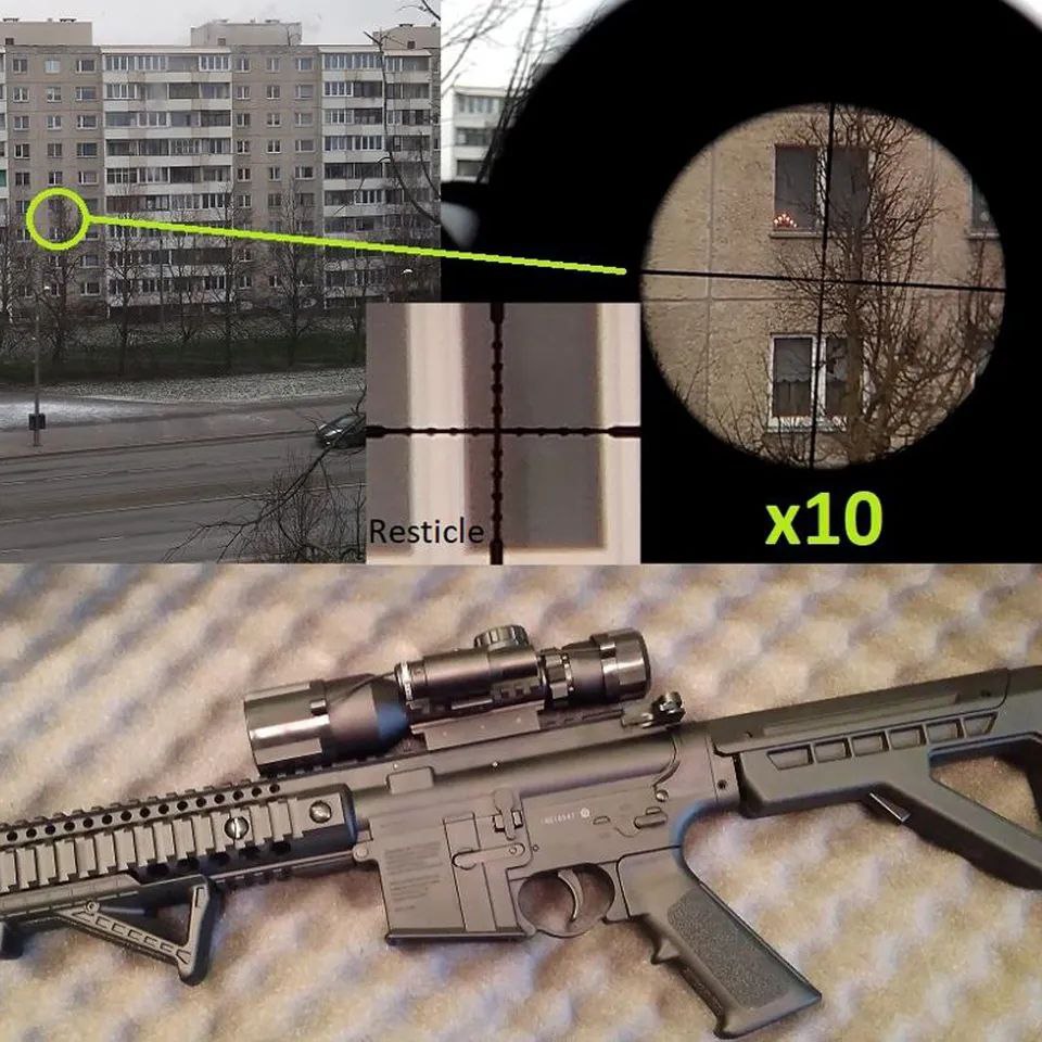 MIRA M9 3-10x42 Mil-Dot Compact Rifle Scope