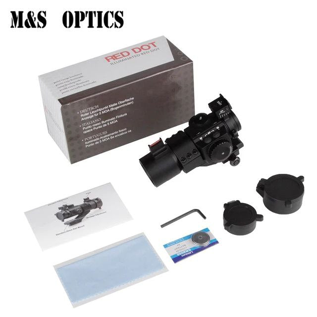 Mira óptica holo y fibra óptica 1x30