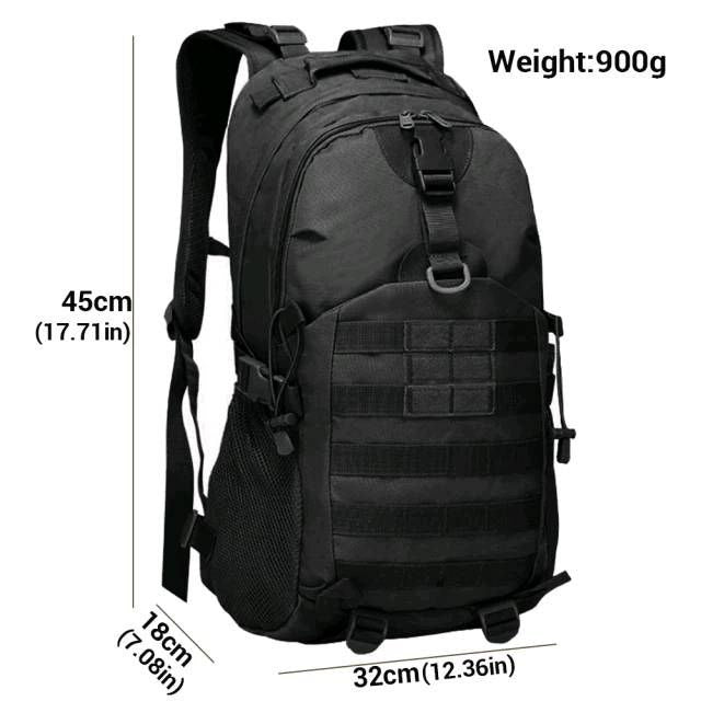 MOCHILA TACTICA DEPORTIVA MOLLE 35 LITROS