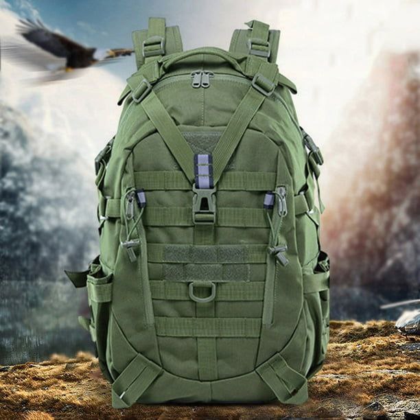 MOCHILA TACTICA DEPORTIVA ZEG 40 LITROS IMPERMEABLE SENDERISMO TREKKING