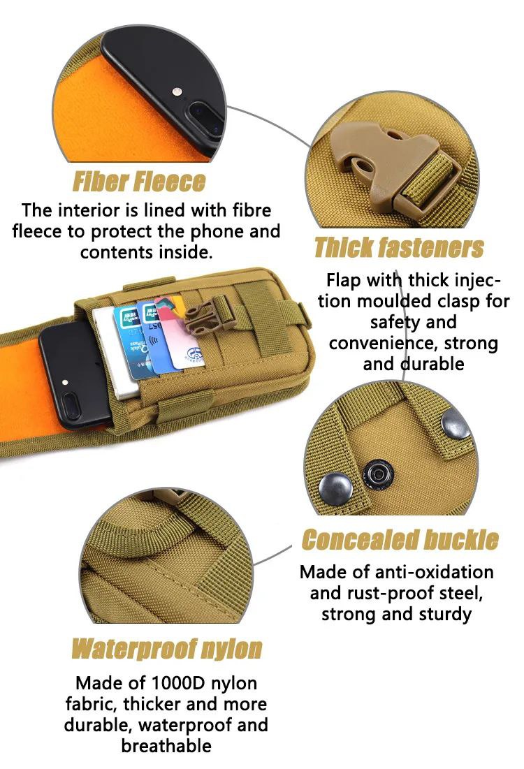 BOLSO POUCH EDC MOLLE MULTILAYER PARA CELULAR