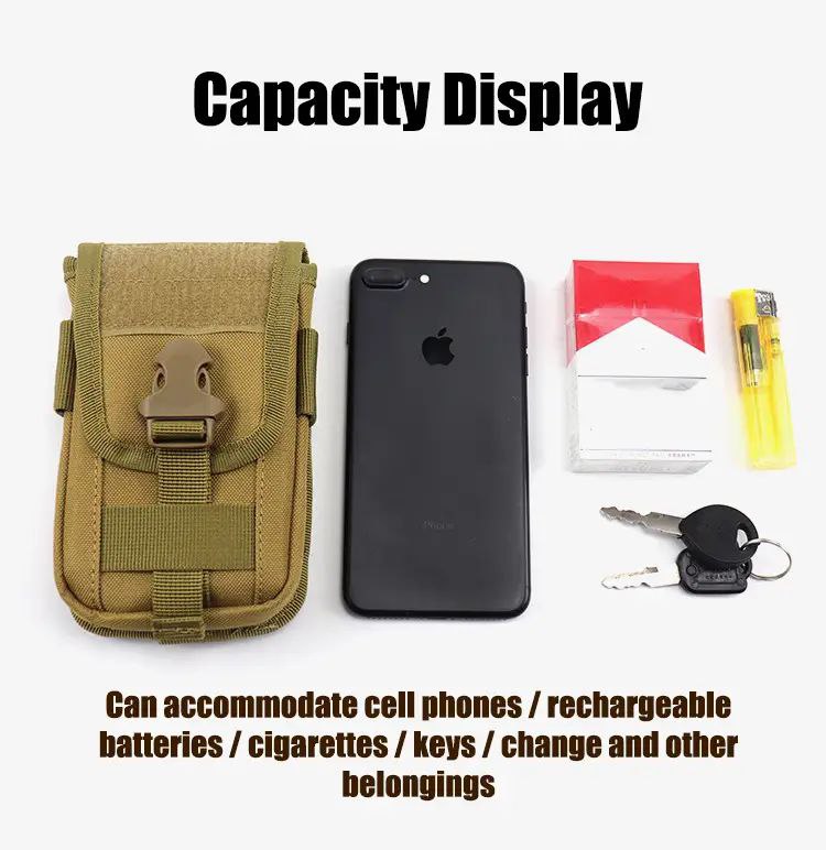 BOLSO POUCH EDC MOLLE MULTILAYER PARA CELULAR