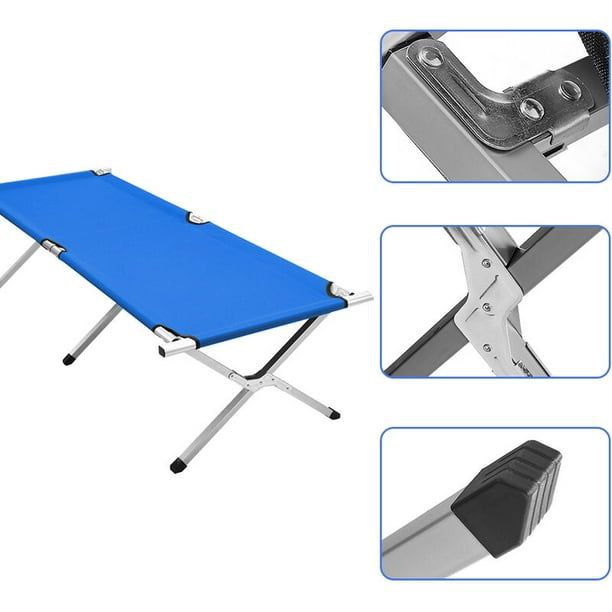 Catre plegable portátil litera portátil de acampada militar aire libre interiores ALPINE TREK