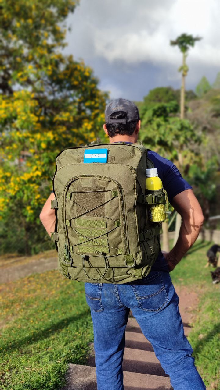 MOCHILA TACTICA DEPORTIVA EXPANSIBLE DE 39 A 65 LITROS EXTRAGRANDE