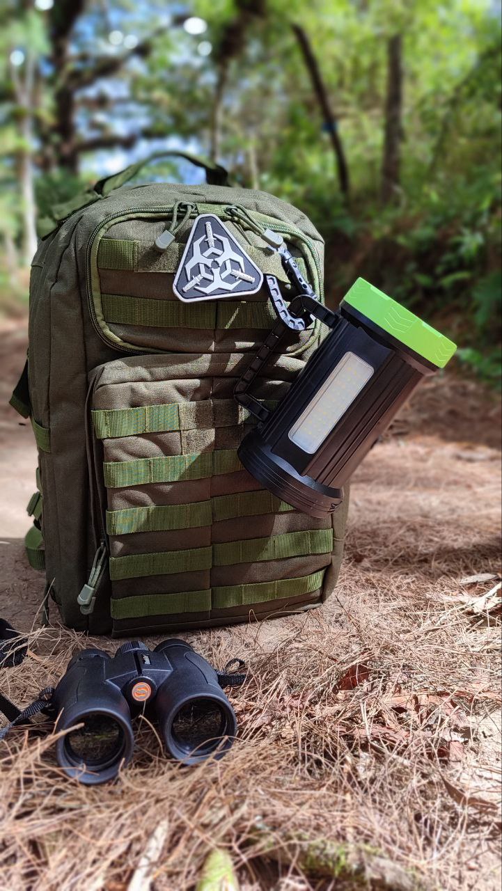 MOCHILA TACTICA DEPORTIVA MOLLE 50 LITROS MULTIDEPOSTLITOS ANILLOS DE SUJECION PECHERA Y DE CINTURA AJUSTES LATERALES /EXPANSIBLE