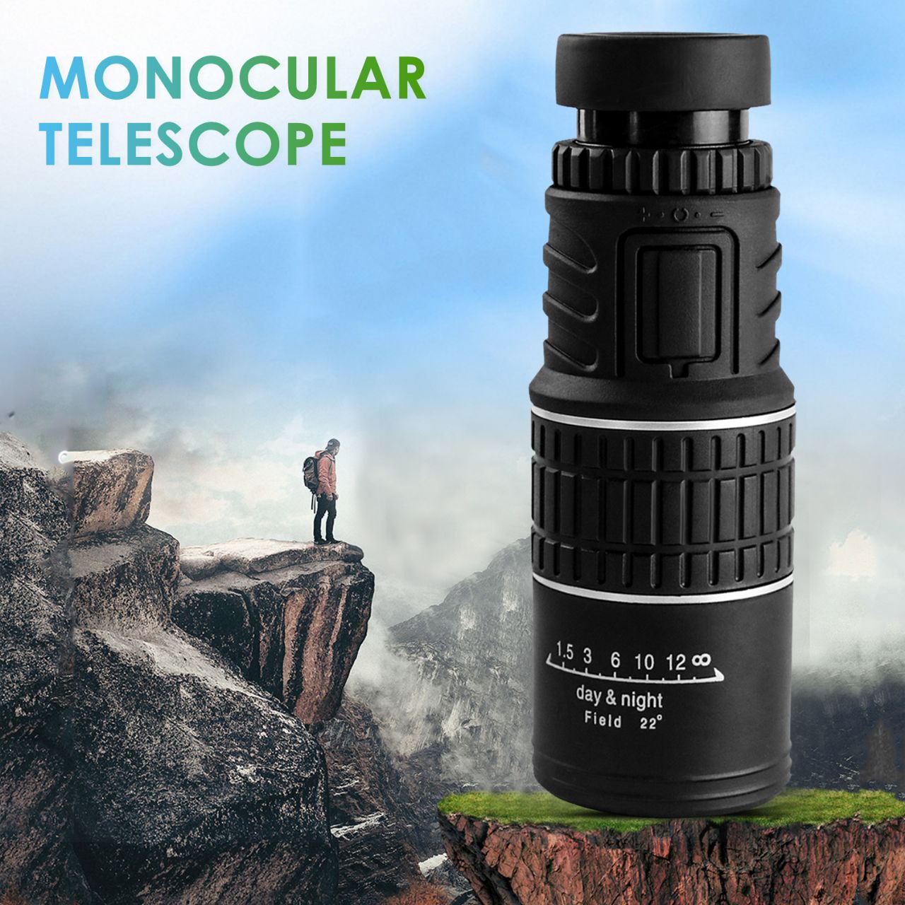 TELESCOPIO MONOCULAR ANTIFOG 30X52 BAK7