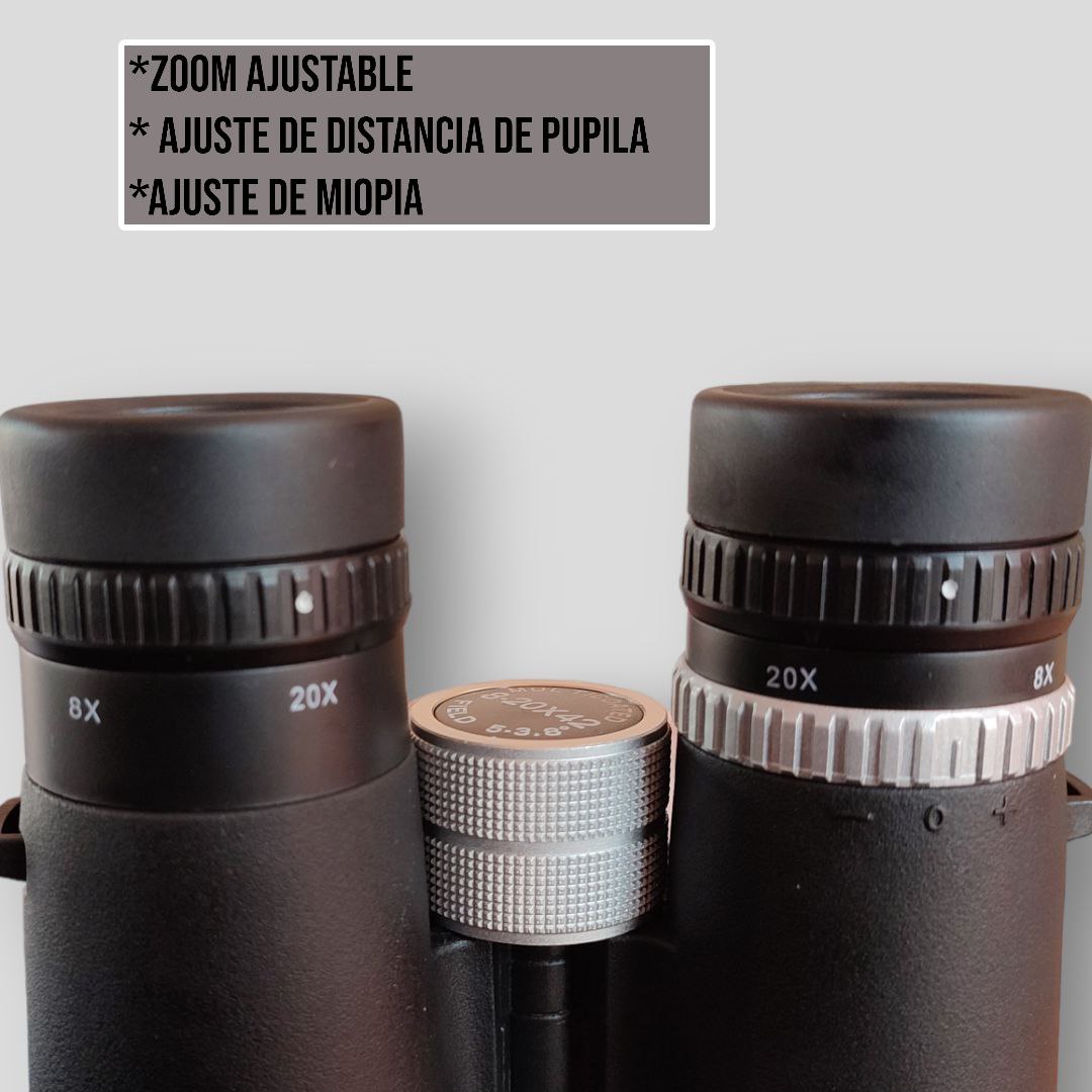 BINOCULARES CON ZOOM BELLESHI 8-20X24