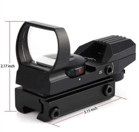 Mira Táctica Holográfica, 8 Modos, Punto Rojo Y Verde Para 2