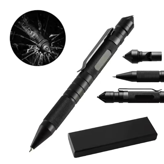 BOLIGRAFO TACTICO MILITAR CON (REPUESTO INCLUIDO) Y FUNCIONES ESPECIALES