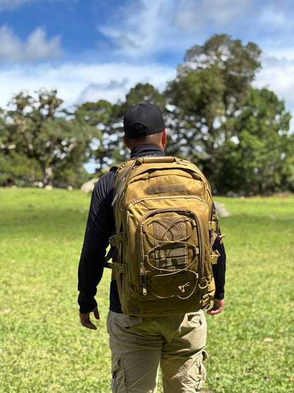 MOCHILA TACTICA DEPORTIVA EXPANSIBLE DE 39 A 65 LITROS EXTRAGRANDE