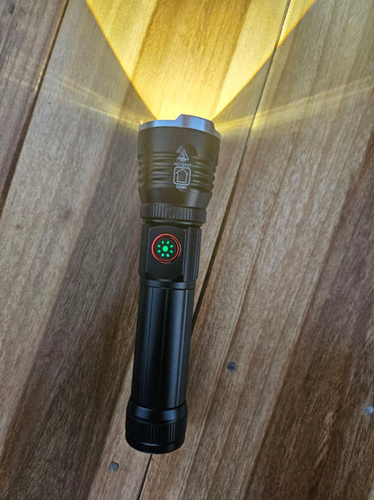 LINTERNA FLASHLIGHT MULTIFUNCION LONG RANGE RECARGABLE
