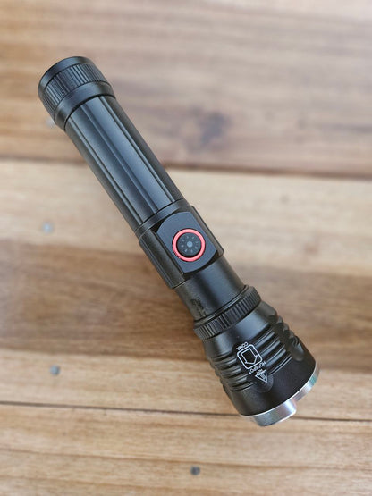 LINTERNA FLASHLIGHT MULTIFUNCION LONG RANGE RECARGABLE