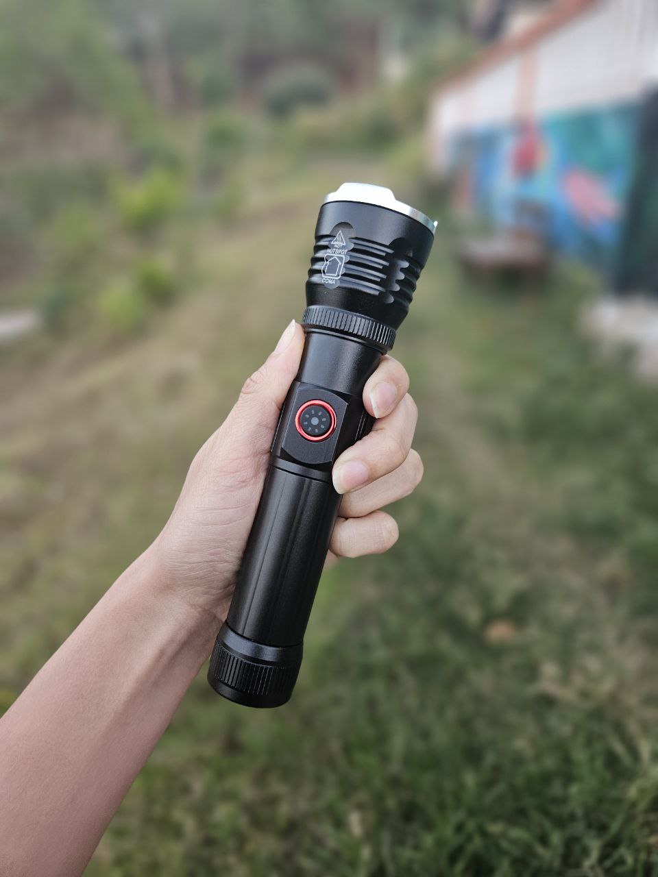 LINTERNA FLASHLIGHT MULTIFUNCION LONG RANGE RECARGABLE