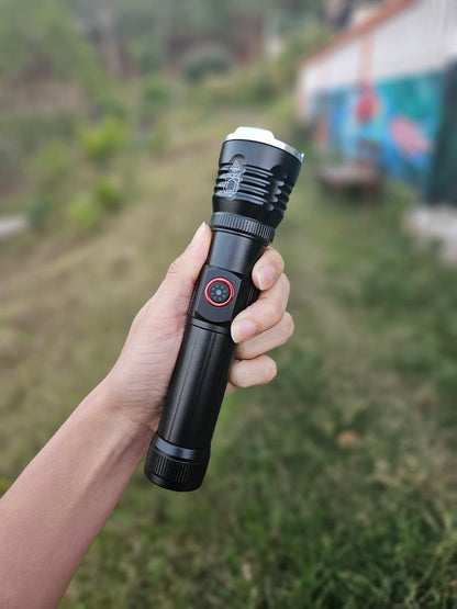 LINTERNA FLASHLIGHT MULTIFUNCION LONG RANGE RECARGABLE