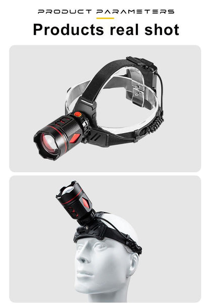 LINTERNA DE CABEZA RECARGABLE ULTRABRILLO 800W