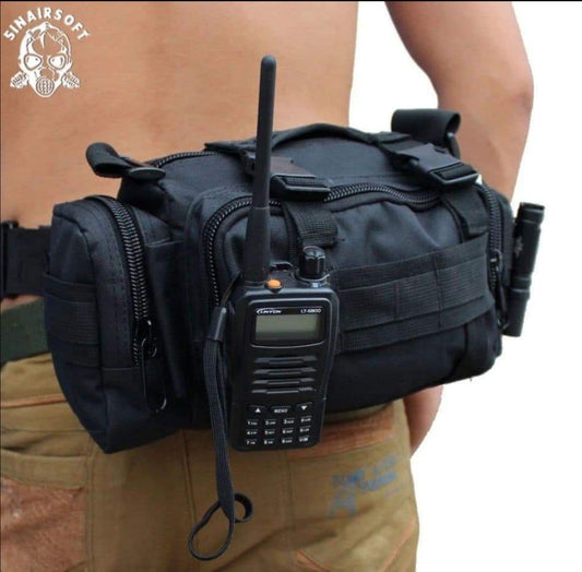 RIÑONERA MULTIPROPOSITO MOLLE IMPERMEABLE AJUSTABLE CINTURA HOMBRO ESPALDA O PECHERO