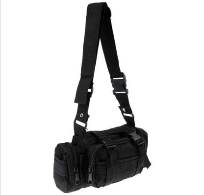 RIÑONERA MULTIPROPOSITO MOLLE IMPERMEABLE AJUSTABLE CINTURA HOMBRO ESPALDA O PECHERO
